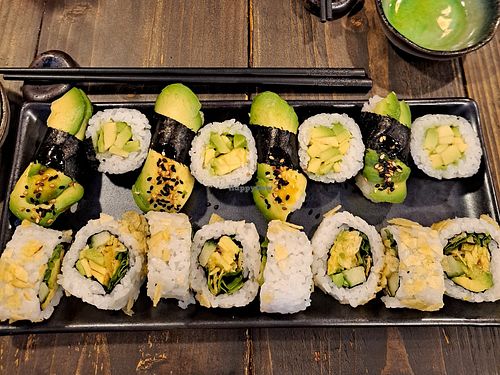 Vegetarian set at Sushi Den  in Aberdeen