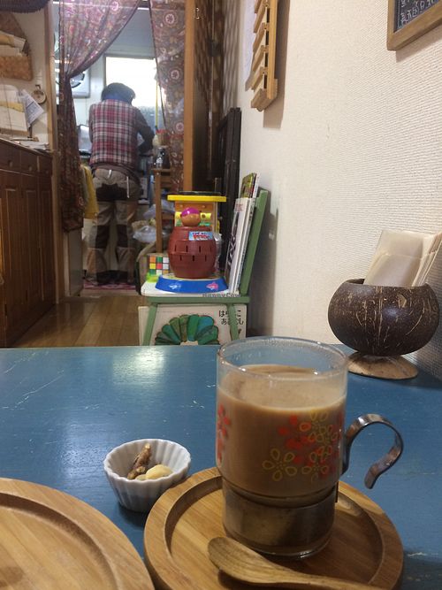 Soy chai at Mugi Cafe in Inuyama