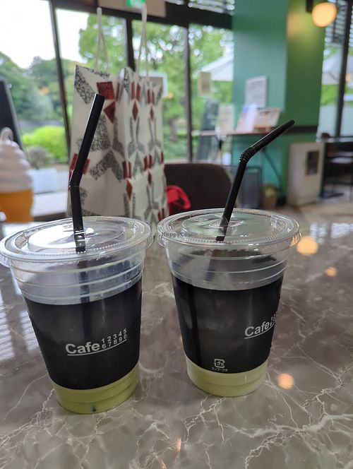 Soy matcha at CAFÉ 33 in Tokyo
