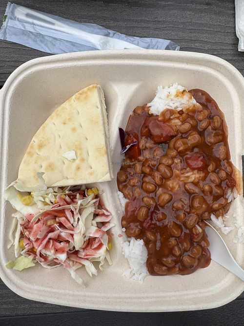Vegan bean stew  at The Saucy Sailor in Kingston