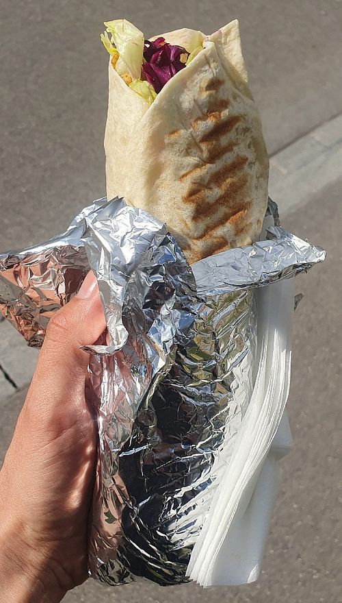 Vegan Kebab at Nord Take Away in Zurich