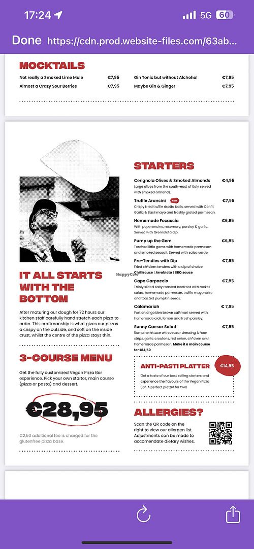 Appetizers  at Vegan Pizza Bar  in Utrecht