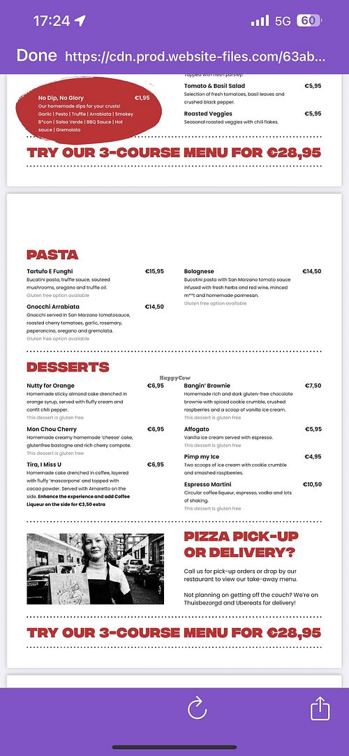 Desserts  at Vegan Pizza Bar  in Utrecht