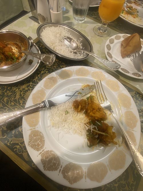 MIXED VEGETABLE / BASTMATI / SAMOSAS  at Ashoka - Hilton Tokyo in Tokyo