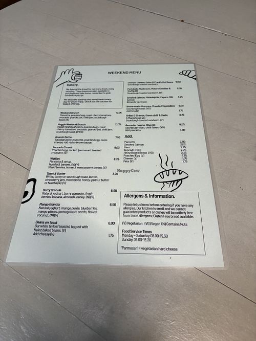 Weekend menu  at Public in Loughborough