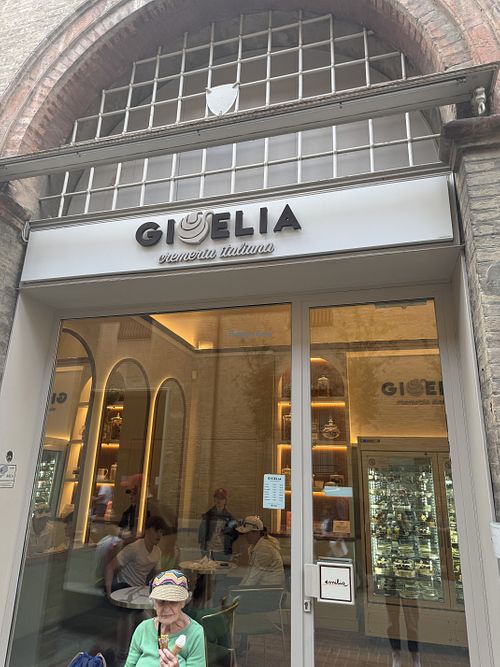 Shop front  at Gioelia Cremeria in Imola