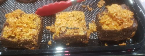 Cornflake brownies at Jems Vegan Bakes in Sunderland