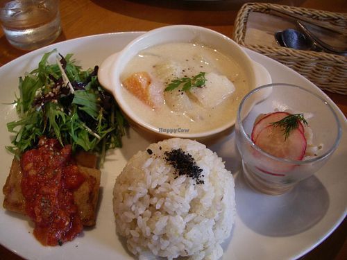 Lunch set. at From Earth Cafe OHANA in Tokyo