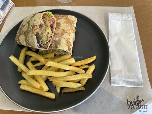sanduiche de falafel  at Beit Za'atar in Florianopolis