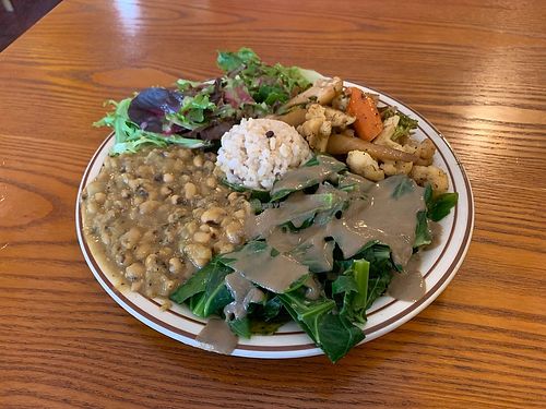 You can hear your body thanking you when you eat there. at Shangri-La Vegan - Linden in Oakland
