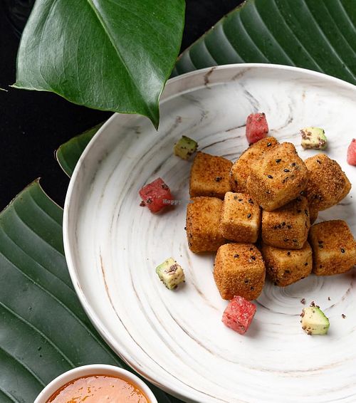 7-spice mix - crispy fried tofu, soft centre.  at Star Leaf – Asian Restaurant & Bar in Pasadena