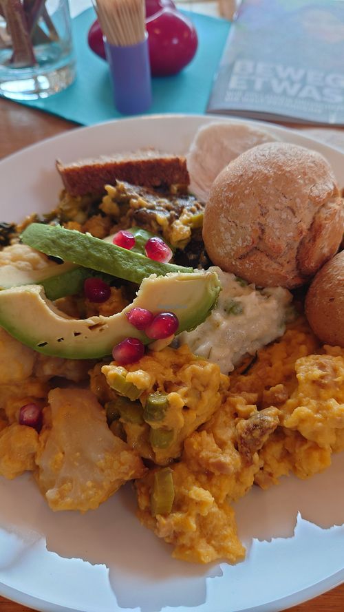 Buffet options - lots of different omelette options!!! at Tierschutzverein für Tirol 1881 - Tierheim Innsbruck-Mentlbe in Innsbruck