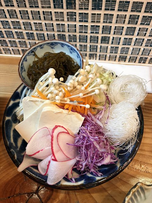 Vegan Shabu shabu  at Harenohi - 沖縄料理としゃぶしゃぶ ハレノ日 in Shunan