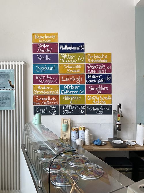   at Palatineis Eismanufaktur & Café in Rhodt Unter Rietburg