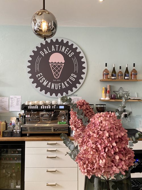   at Palatineis Eismanufaktur & Café in Rhodt Unter Rietburg