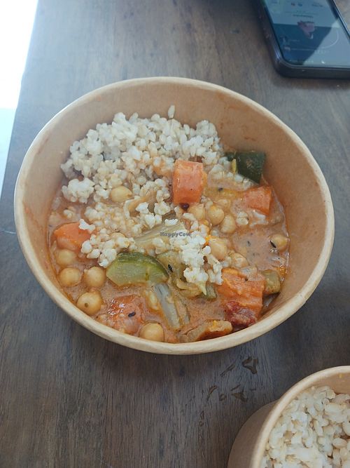 Chickpea (garbanzos) curry at vegasi in Altea