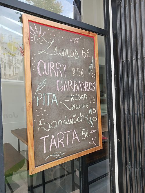 Vegasi specials board at vegasi in Altea