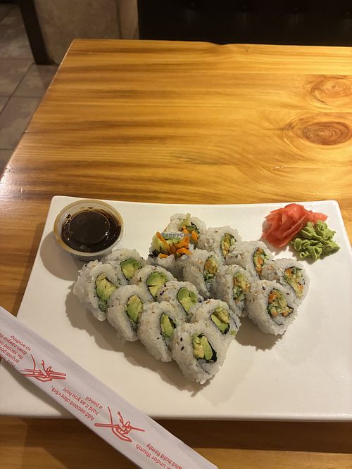 Avocado and vegetable rolls   at Sho Gun in Mobile