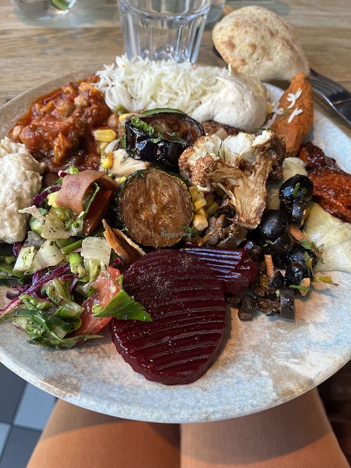 Plate from the buffet   at Kitchen 961 in Malmo