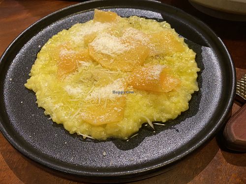 Risotto alla Milanese with pickled pumpkin  at Smith & Daughters in Collingwood