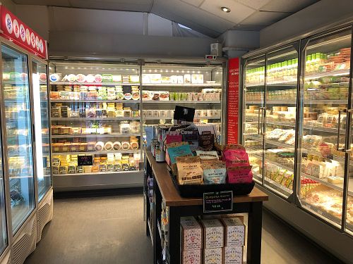 Ice cream, cheese, mock meat, etc. at Goodstore - Hornsgatan in Stockholm