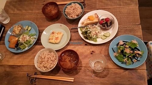 Lunch set at Phono Kafe in Tokyo