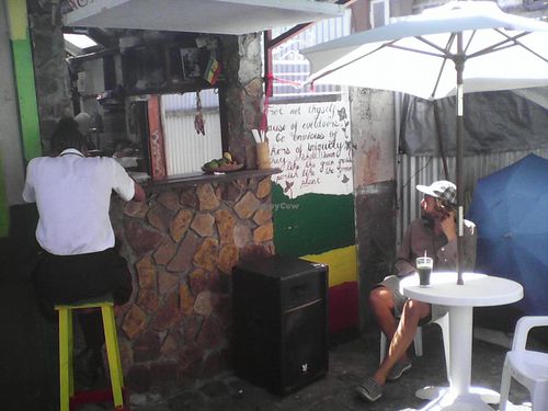 Easy to miss, because there is no sign visible! at Stone Love Ital Shop in Roseau