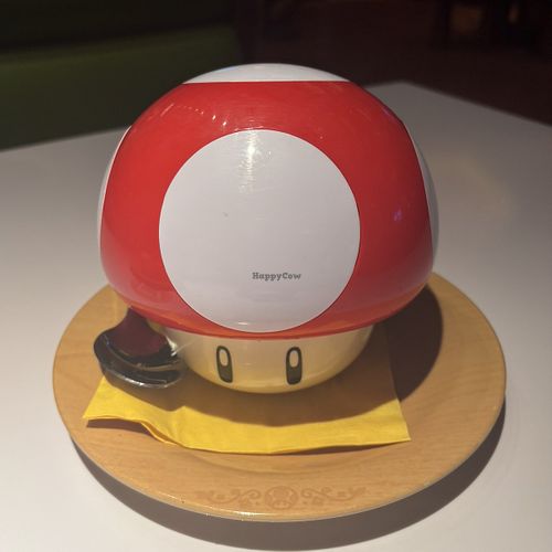 mushroom soup presentation   at Universal Epic Universe - Toadstool Cafe in Orlando