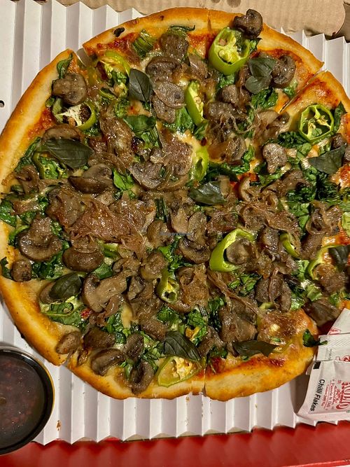 Shrooms pizza at Aglio - Pizzeria & Deli in Pune