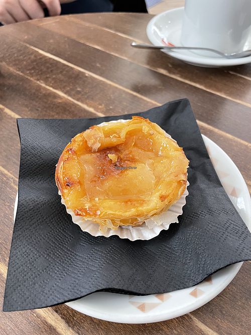 Vegan pastel de nata  at Cristal in Hamburg