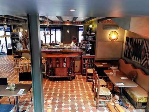 Eat-in space at La Cuisine de Souad @ Ernest & Souad in Paris