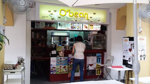 shop front at O'bean Organic Soya Store - Far East Square in Central Singapore