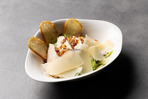 Vegan Ceaser Salad at Gotì Hotel in Nago-torbole