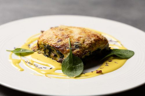 Vegan Lasagne at Gotì Hotel in Nago-torbole