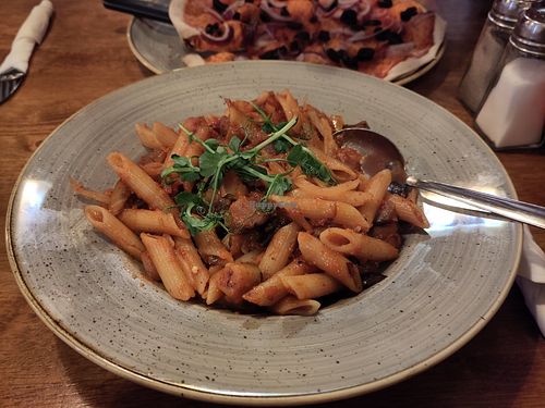 Vegan pasta; took ages to eat through this lot at Rosato's Bar & Restaurant in Moville