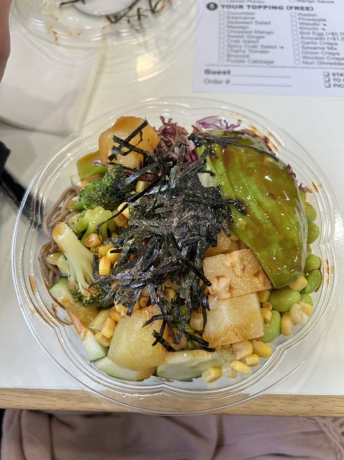 Vegan Noodle Bowl   at Hawaii Poke One  in Brooklyn