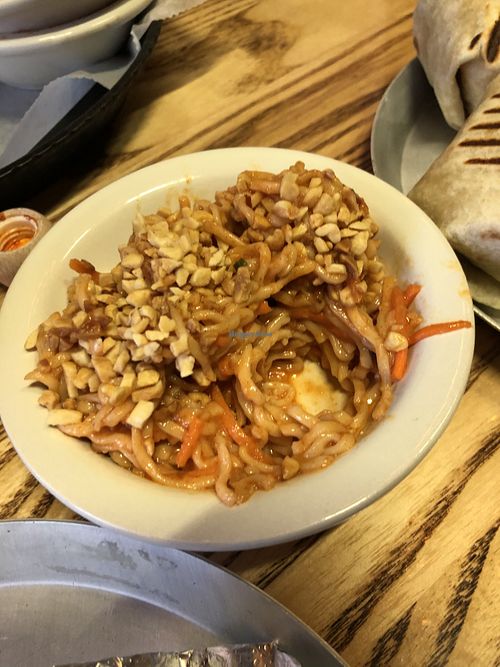 Noodle salad  at Black Sheep Burrito and Brews in Huntington