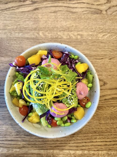 Hummus avo salad   at Moca Deli Borås in Boras