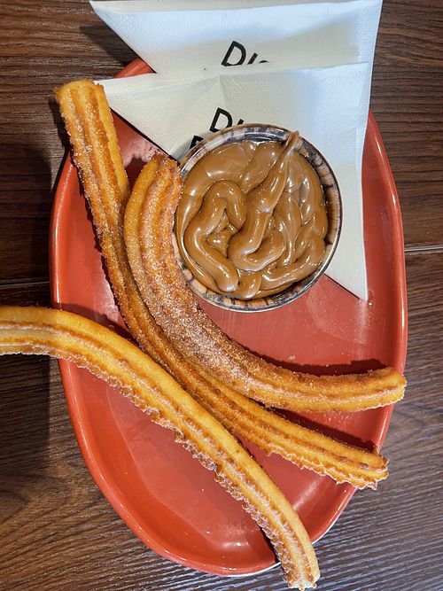 Churros for one with cookie dipping sauce (Biscoff sauce)  at San Churro in Toowoomba City