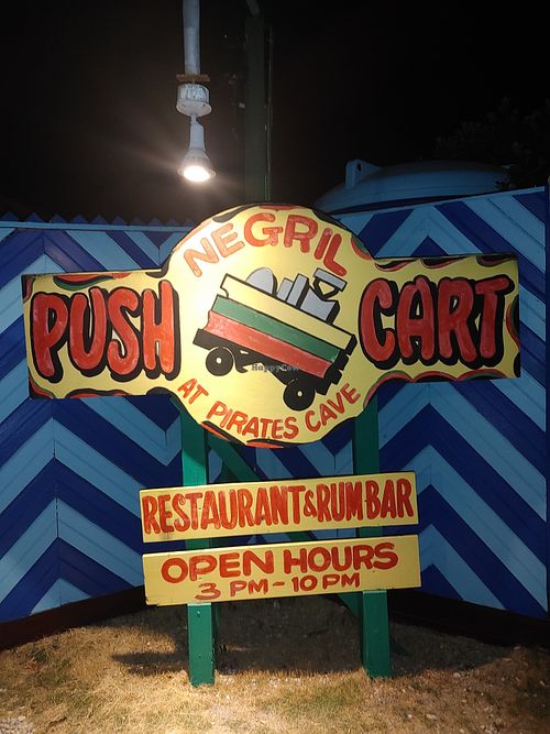  at Pushcart Jerk Center & Rum Bar in Negril