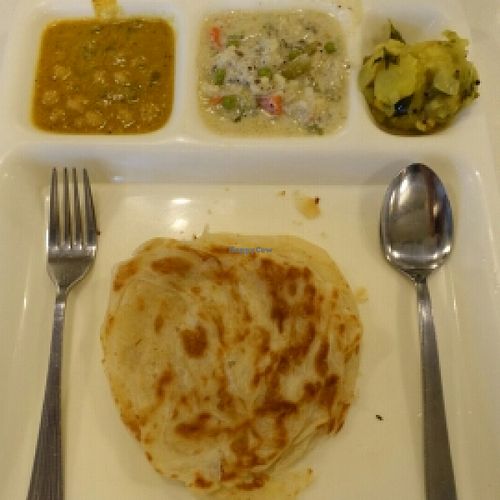 2 pieces of Prata set at Saravana Bhavan - Tanjong Pagar in Central Singapore