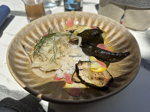 Riz- courgettes vegan  at Cascade in Salles-la-source