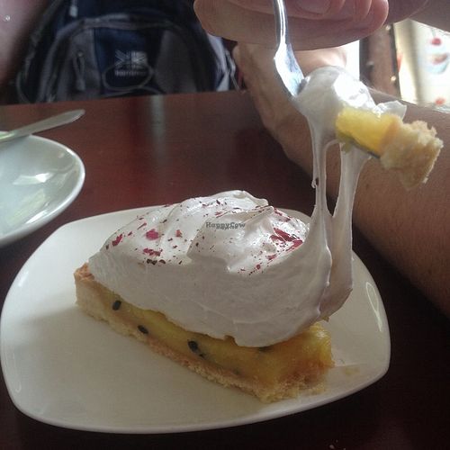 OMG! Look at the stretch on that meringue!  at Koffie ende Koeck in Amsterdam