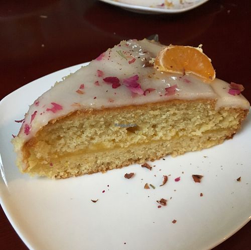 citrus cake at Koffie ende Koeck in Amsterdam