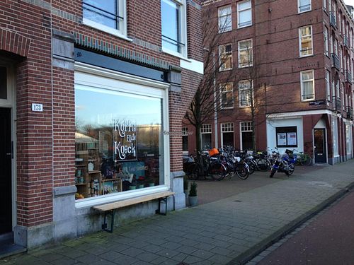 outside at Koffie ende Koeck in Amsterdam