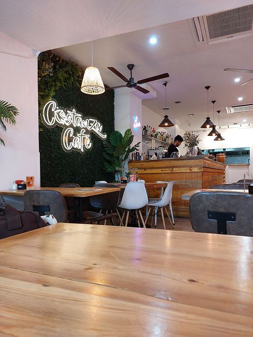 at Costanza Cafe in Madrid