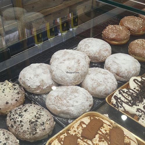 Strawberry jam donut at NOSTOS Delissimo in Corfu
