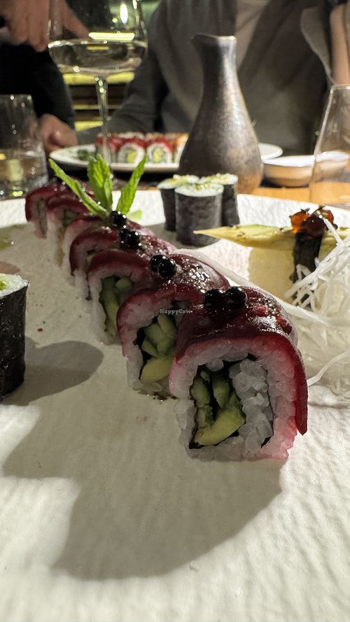 Dettaglio della combo sushi vegan   at Puro in Polignano A Mare