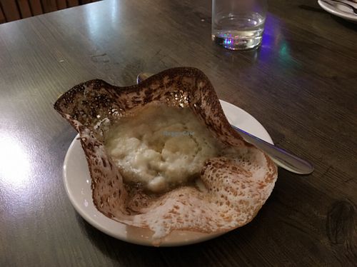 coconut pancake  at 7 Siri - Taste of Sri Lanka in Auckland