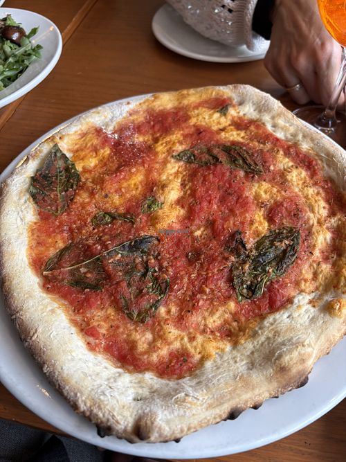 Vegan margherita  at Mattachioni in Toronto